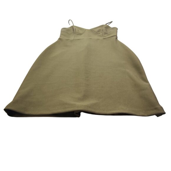 Preppy Olive Green Bodycon Dress - Picture 7 of 14